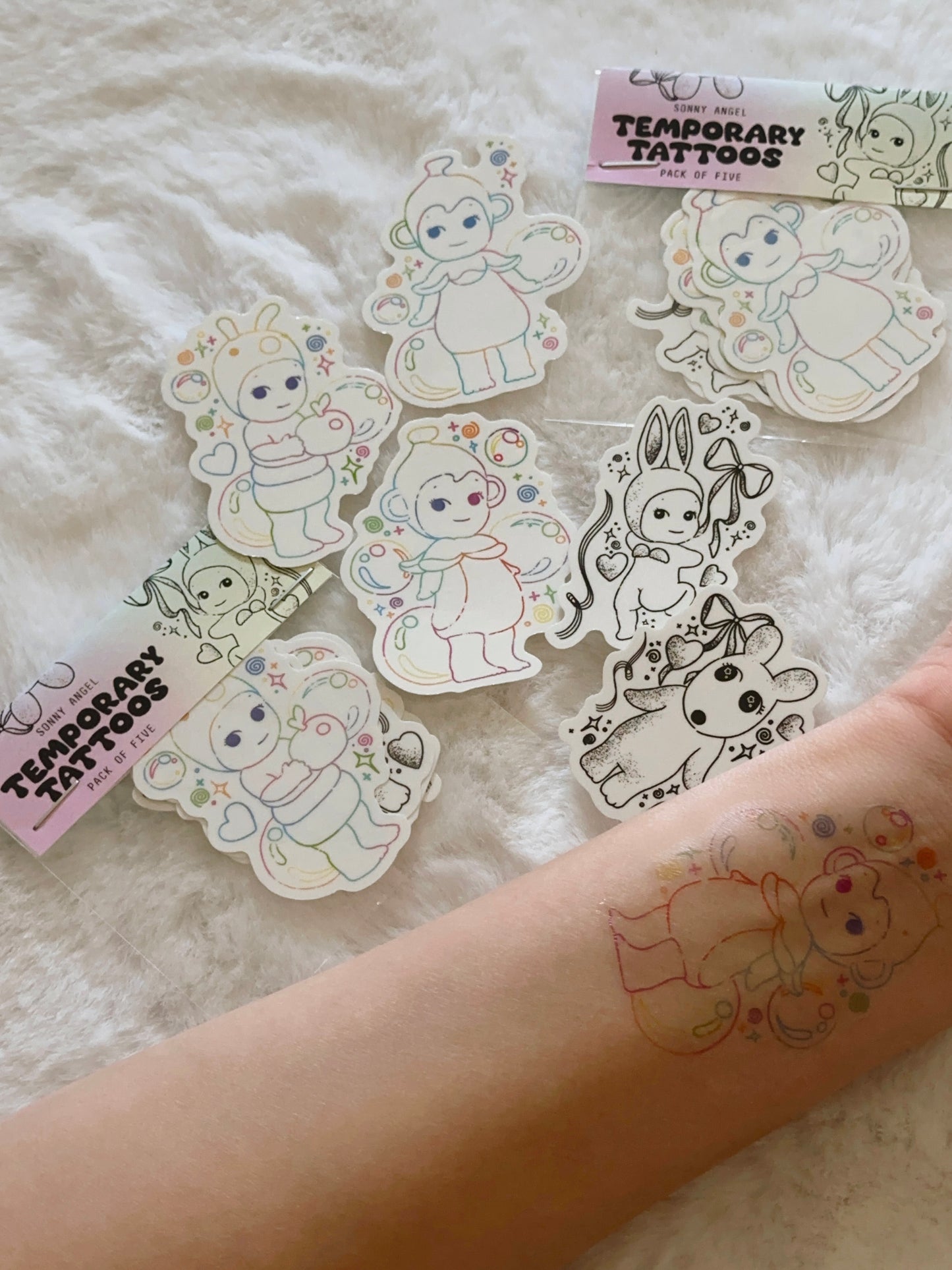 (NOW IN STOCK!!) Baby Cherub Temporary Tattoos ✧ Set of Five
