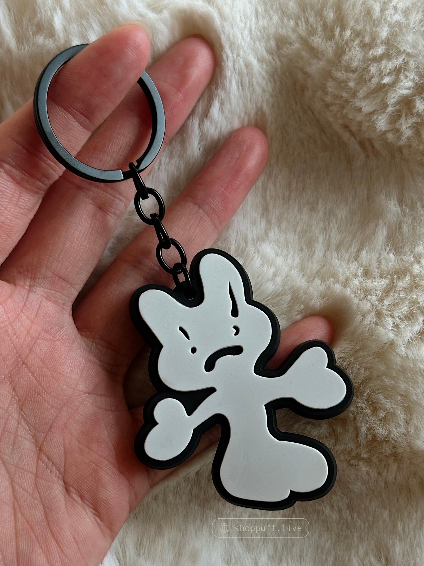 RM 'Right Place' Rubber Keychain