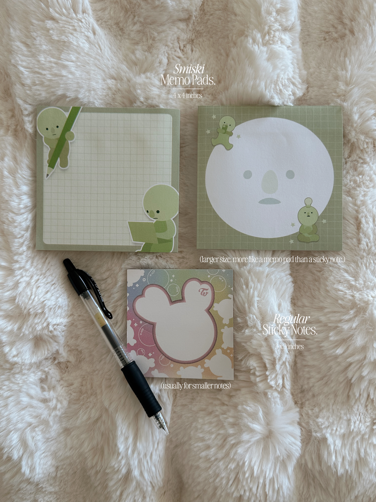 Schmeeski Sticky Memo Pad Bundle ✧ 2 Pack