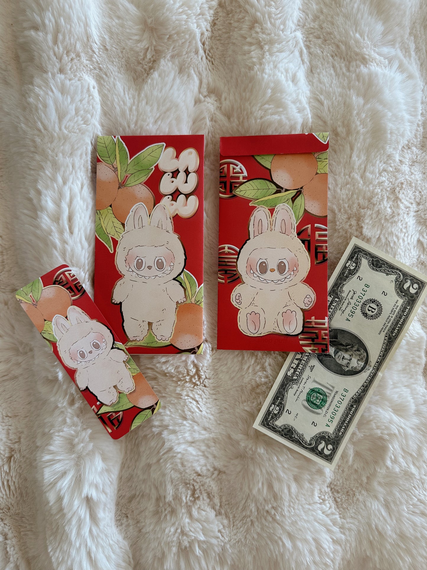 Lafubi Red Envelope & Bookmark Template ✧ Digital Downloads ONLY