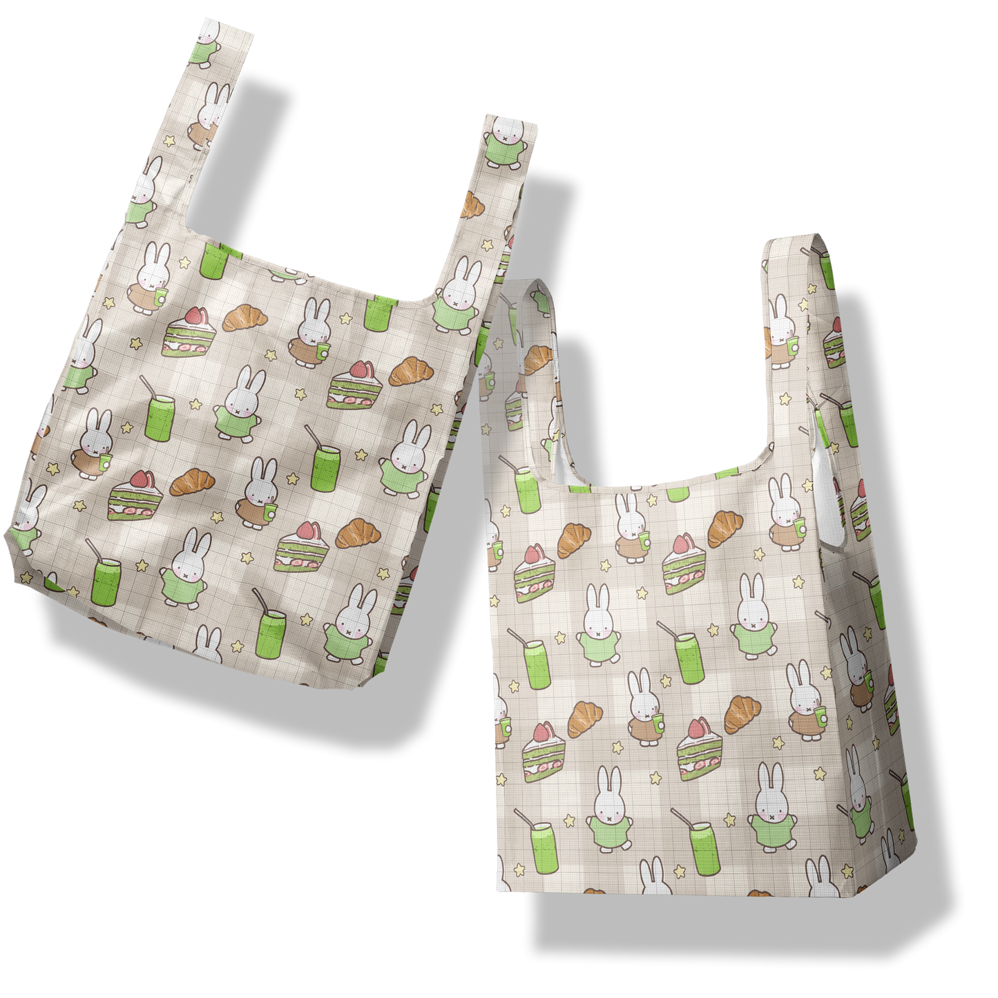 Bunny Reusable Nylon Tote ✧ 2 Colors