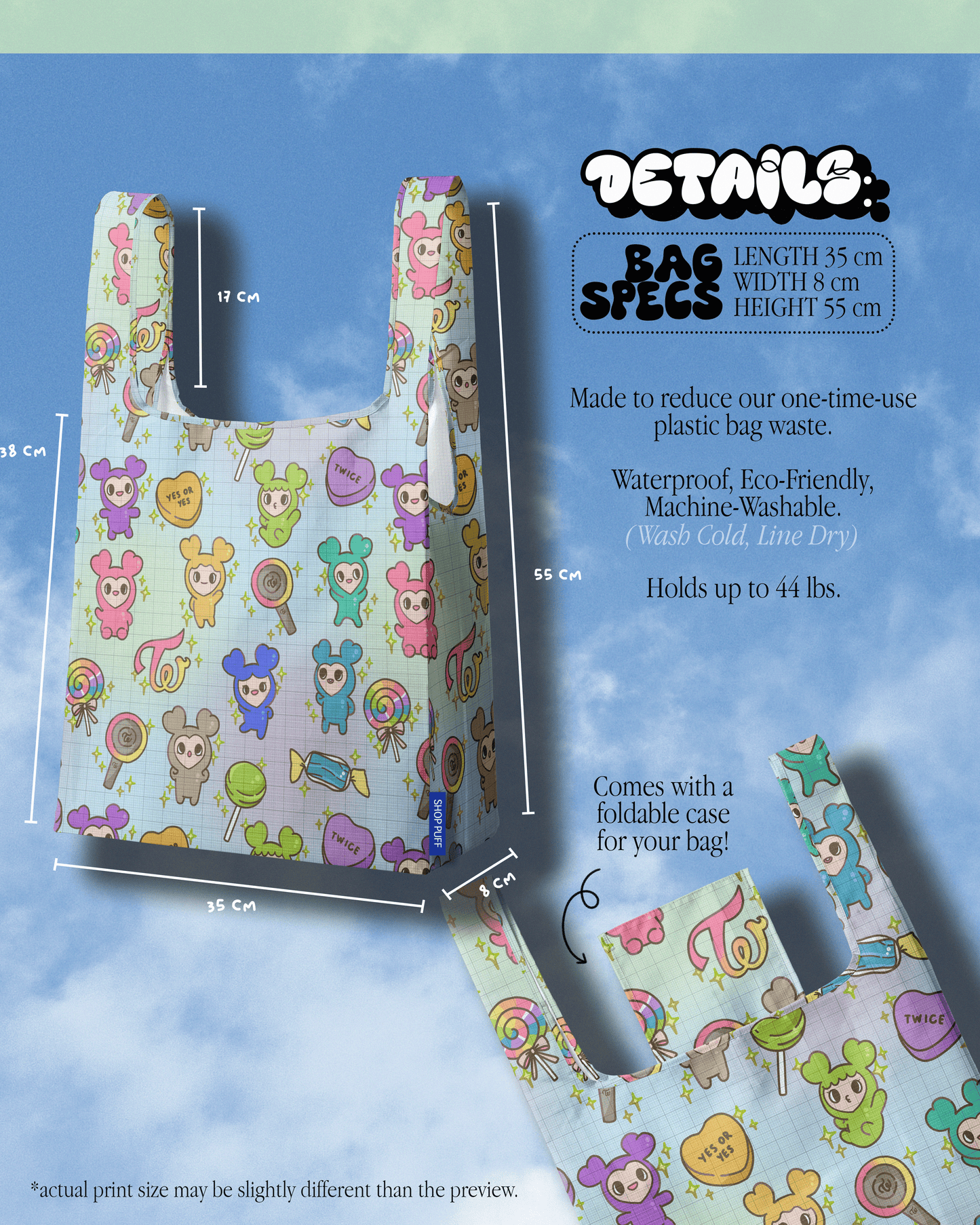 TW Reusable Nylon Tote