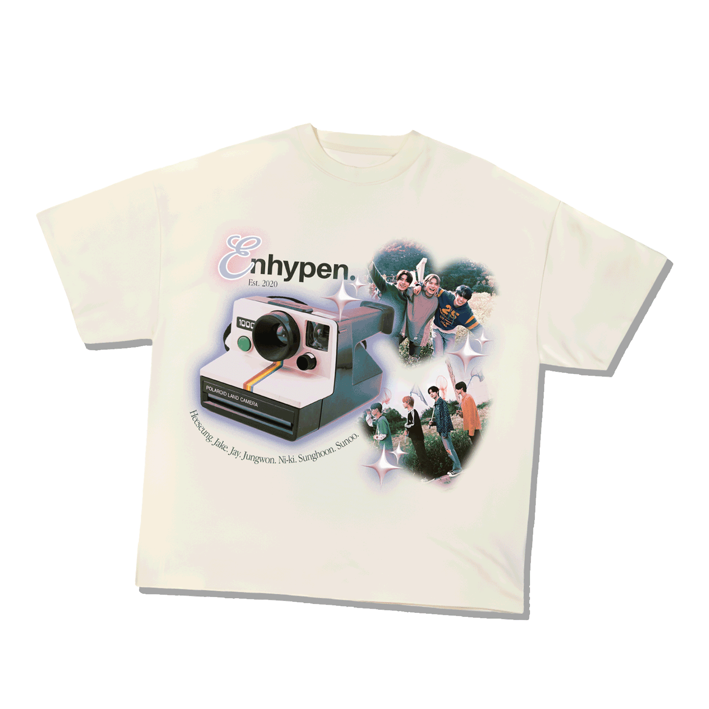 Enhype 'Polaroid Luv' Tee ✧ 2 Colors