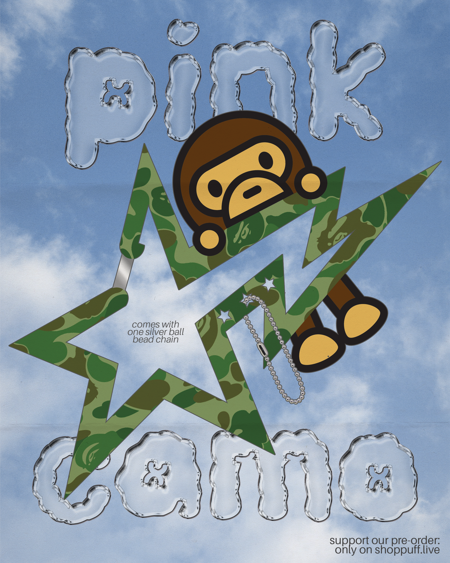 PRE-ORDER ✧ Camo Monkey Carabiners ✧ 2 Colors