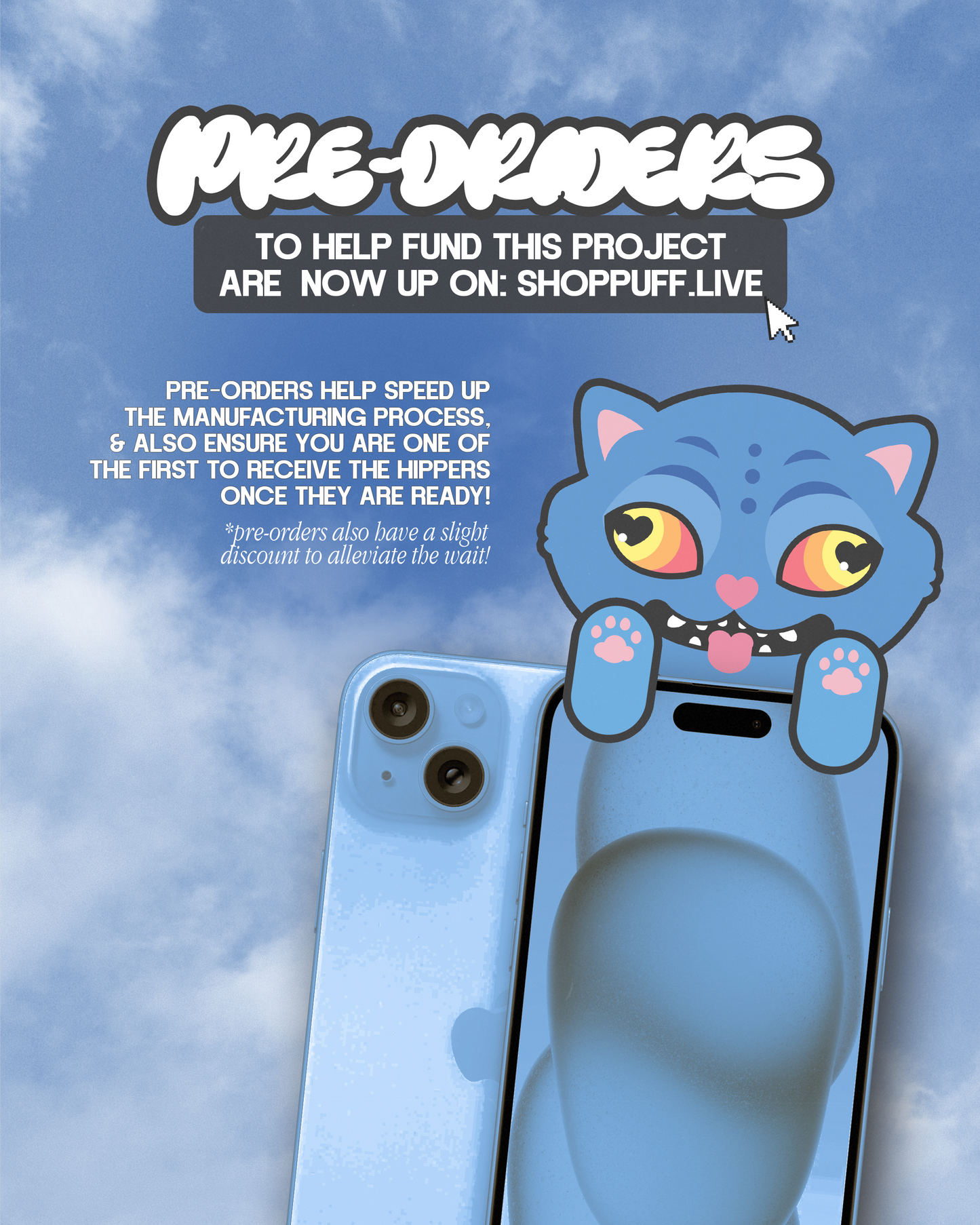 PRE-ORDER โง Derpy Grippy Buddy