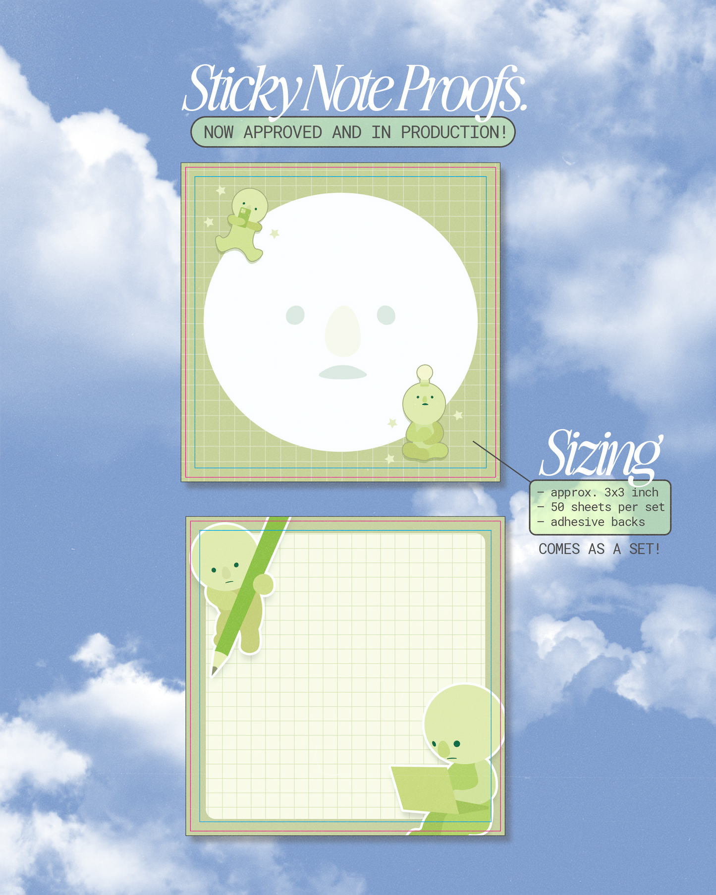 Schmeeski Sticky Memo Pad Bundle ✧ 2 Pack