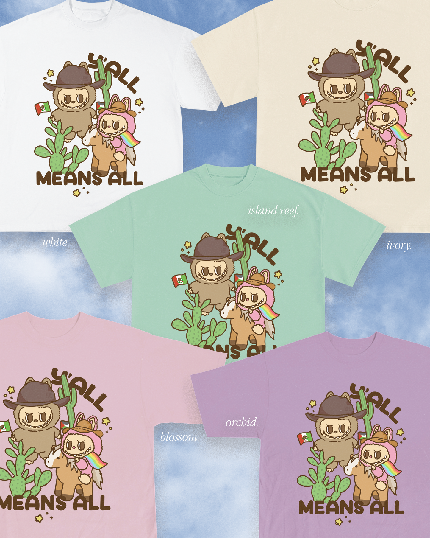 Y'All Means All Lafubi Tee ✧ 5 Colors