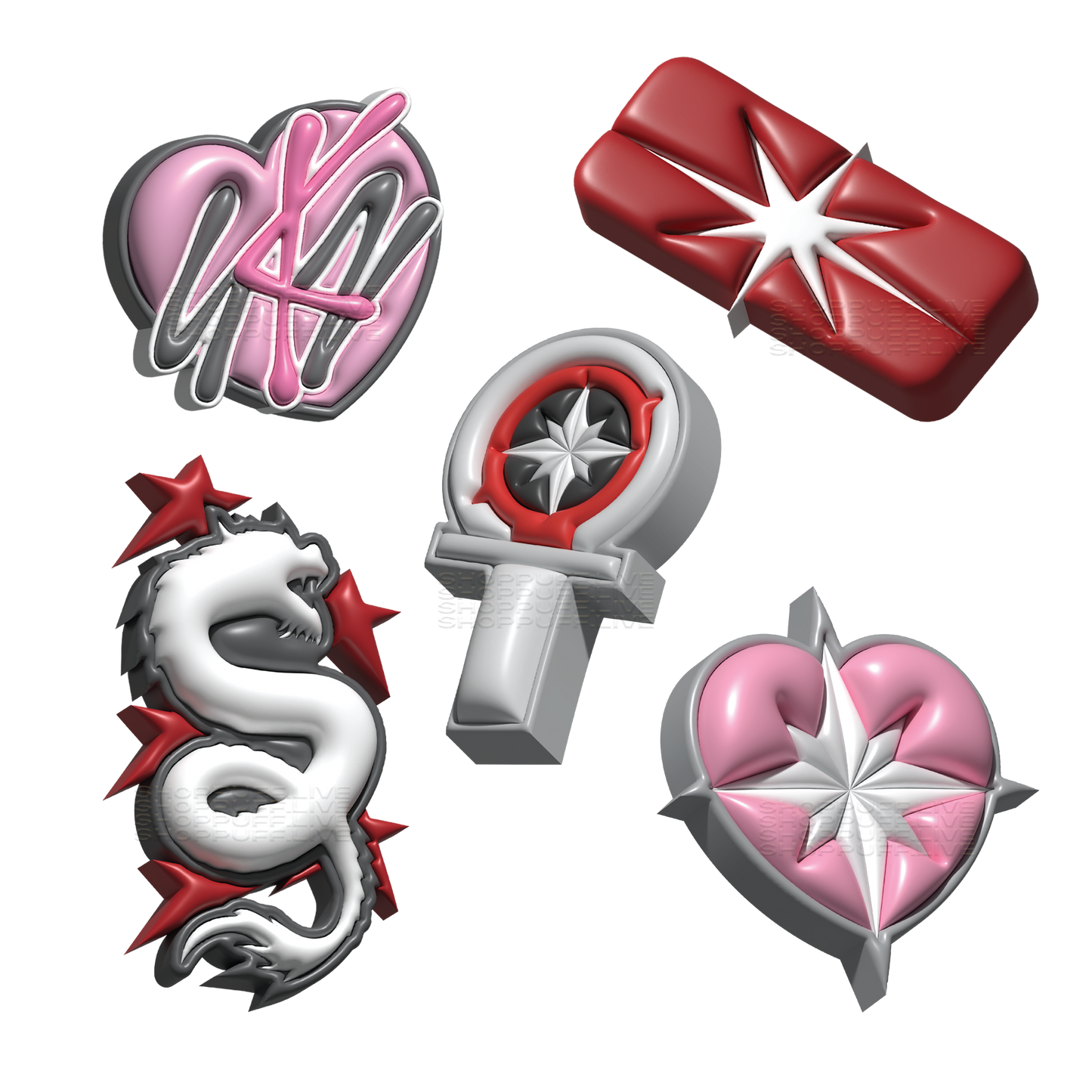 SKZ Shoe Charms ✧ Set of Five