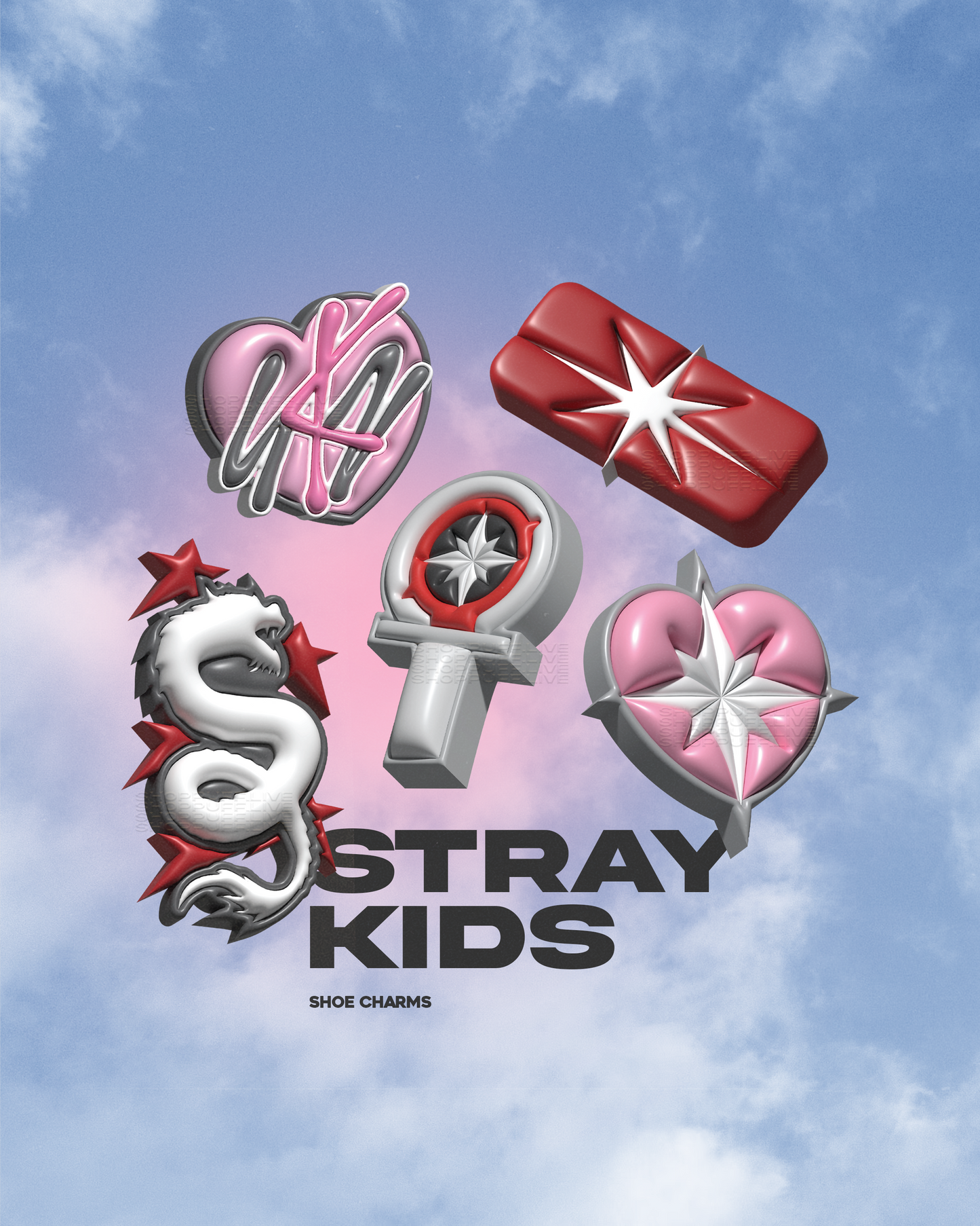 SKZ Shoe Charms ✧ Set of Five