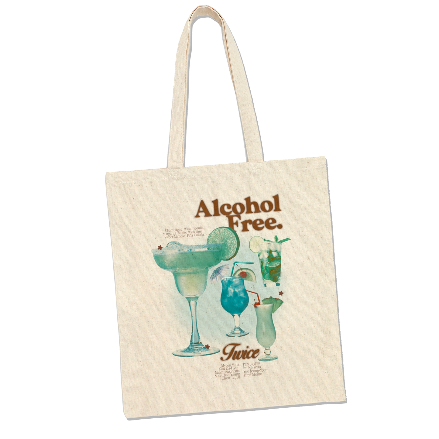 Twice 'Alcohol Free' Tote ✧ Cotton Canvas