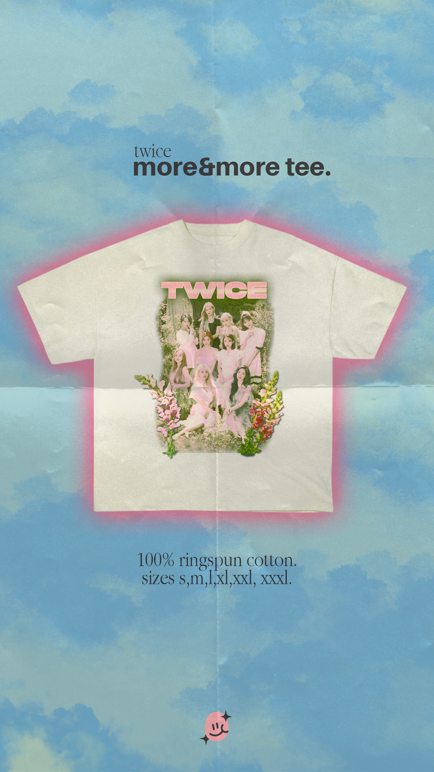 TW 'More&More' Botanical Tee ✧ Ivory