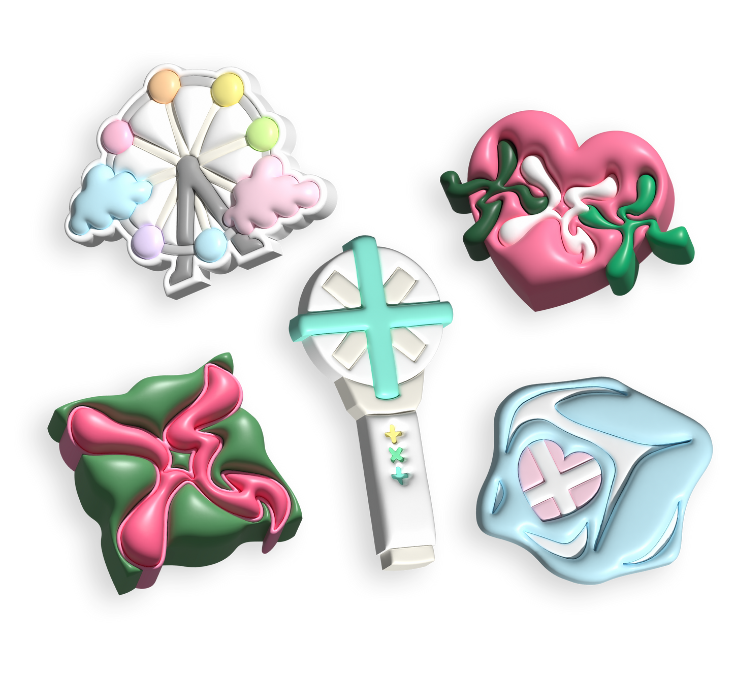 MOA Shoe Charms ✧ Set of Five