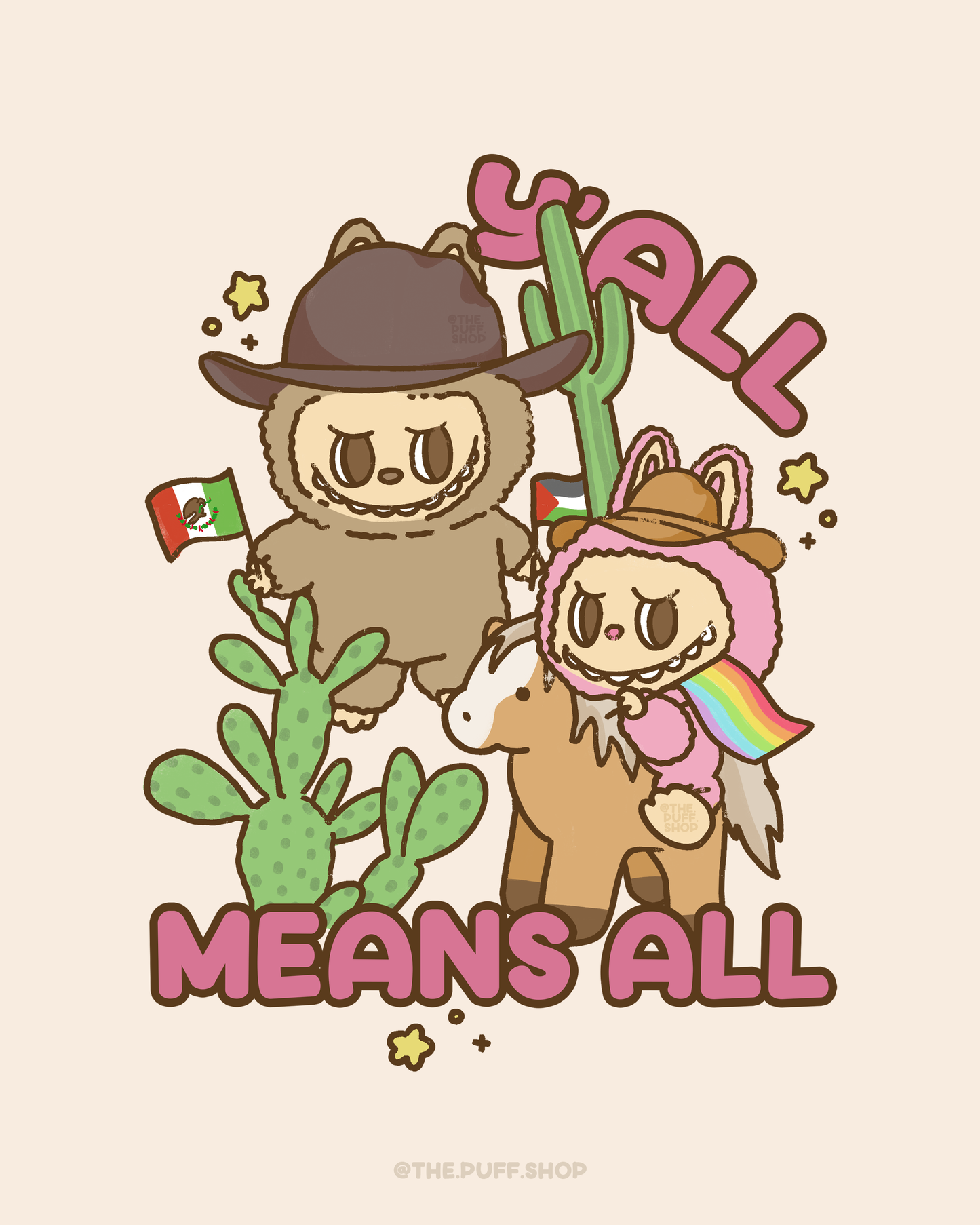 Y'All Means All Lafubi Tee ✧ 5 Colors