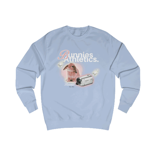 Bunnies Athletics Camcorder Sweatshirt ✧ 4 Colors