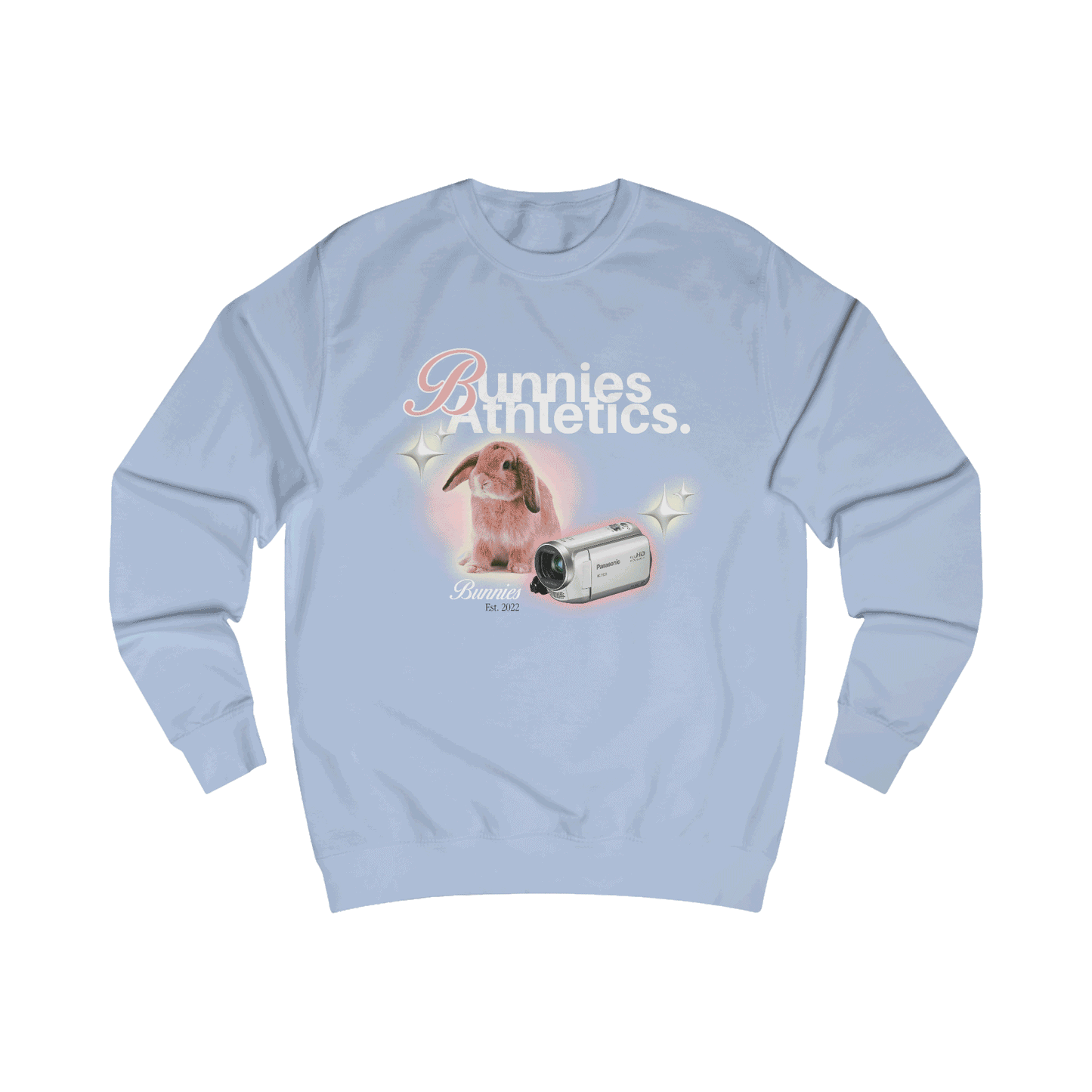 Bunnies Athletics Camcorder Sweatshirt ✧ 4 Colors