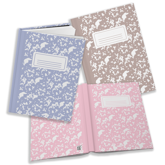 K-Pop Bunny Hardcover Journal ✧ 3 Colors