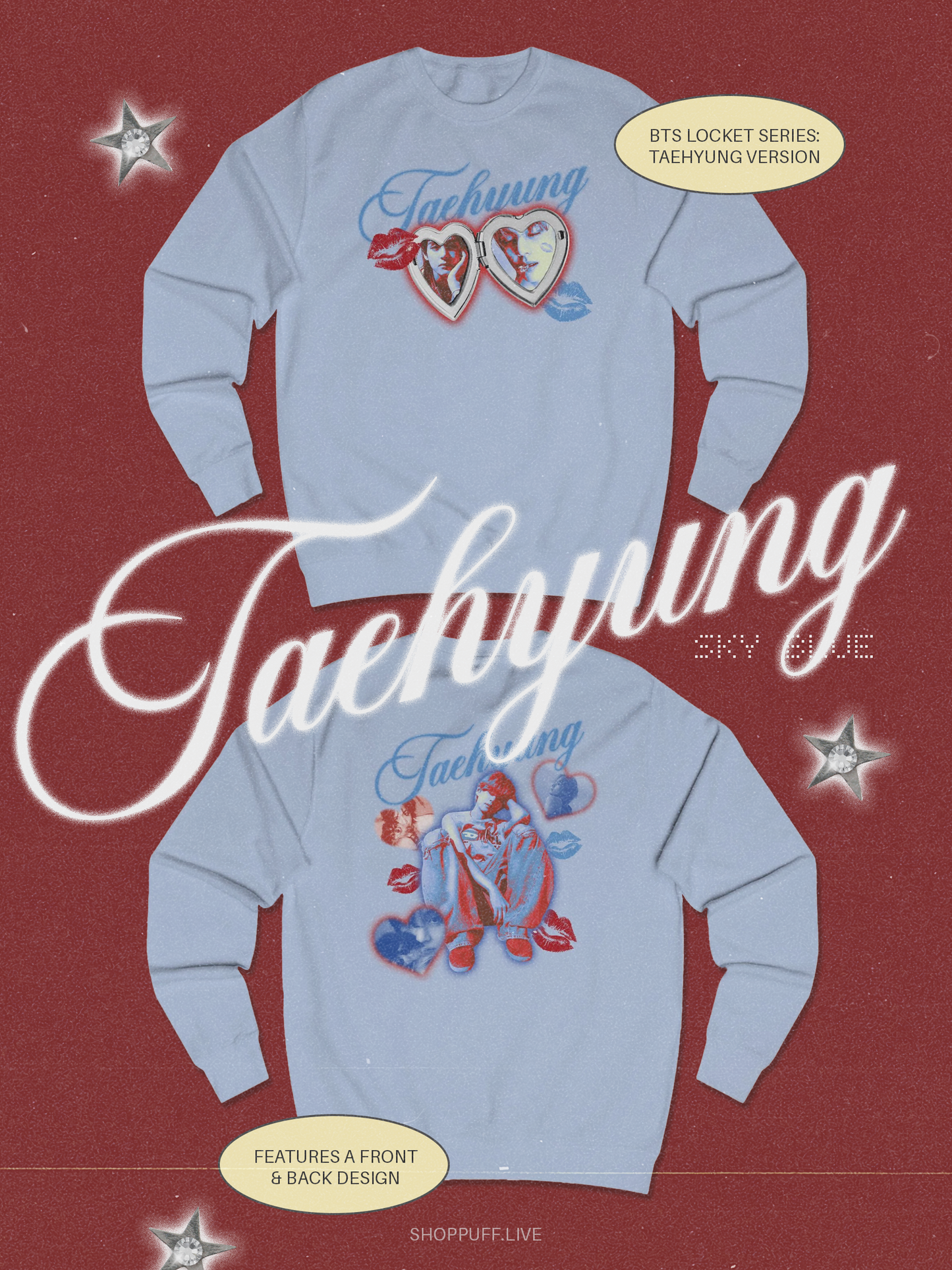 Locket Series ✧ V Sweatshirt ✧ 3 Colors