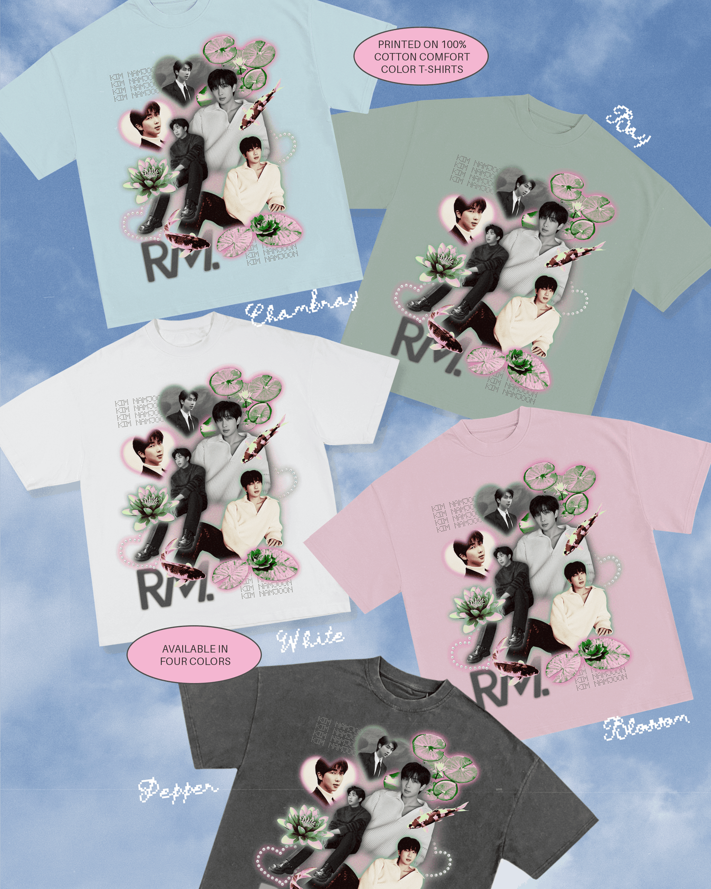 Bias Collection ✧ RM Tee ✧ 5 Colors