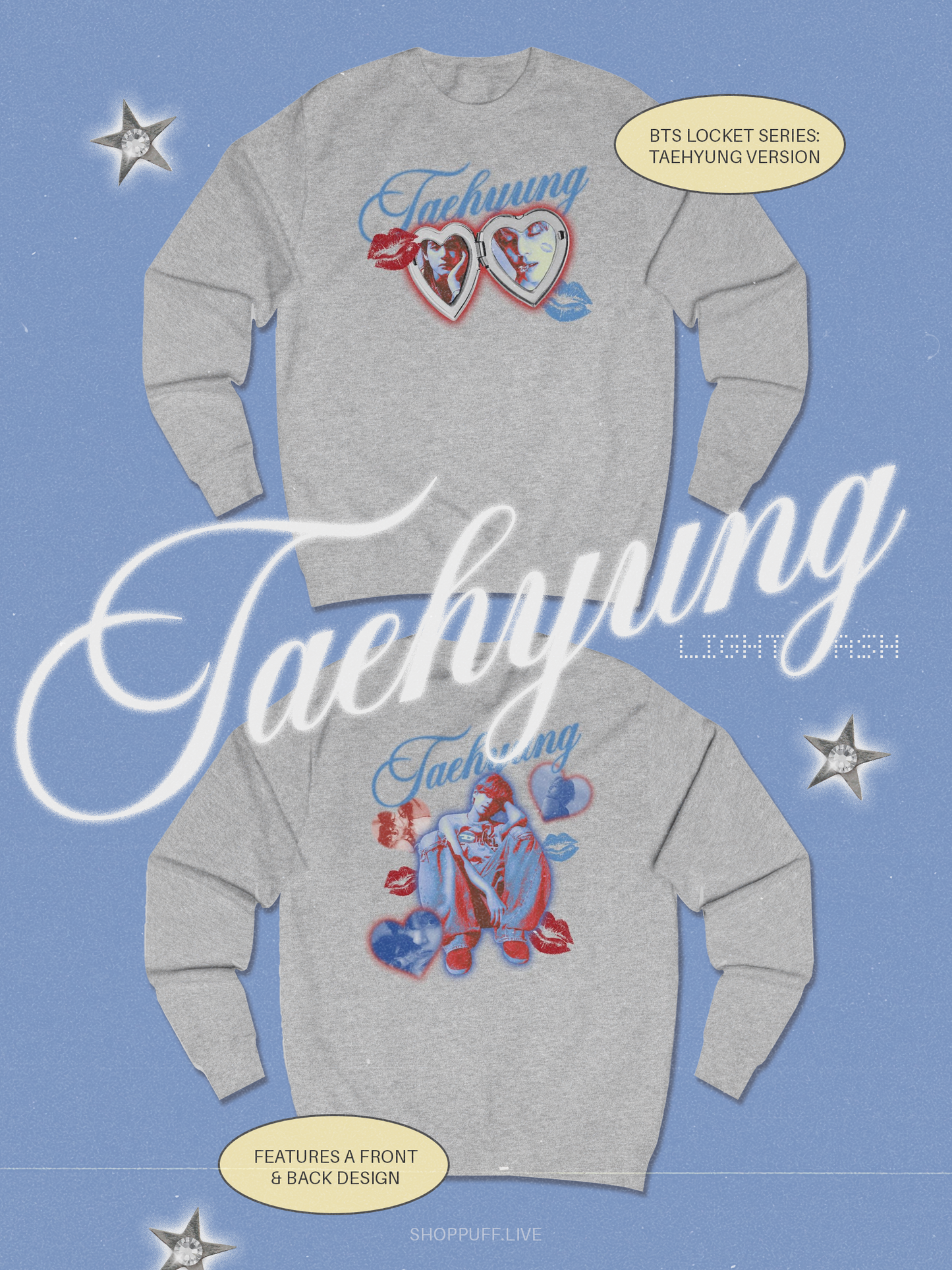 Locket Series ✧ V Sweatshirt ✧ 3 Colors