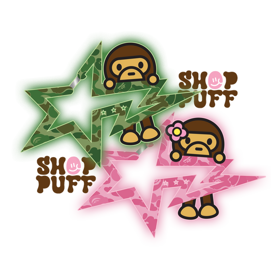 PRE-ORDER ✧ Camo Monkey Carabiners ✧ 2 Colors