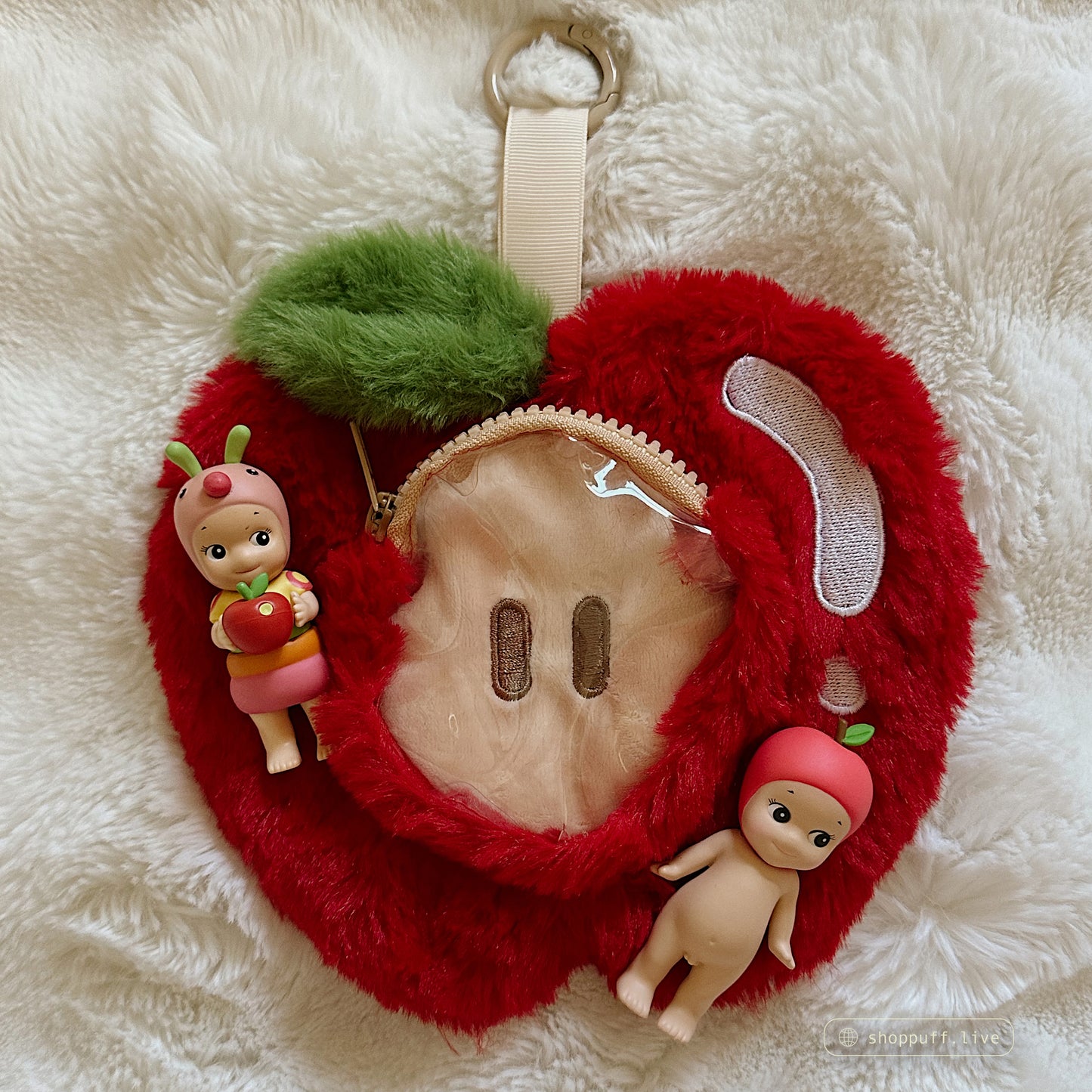 IN STOCK!! ✧ Red Apple Trinket Keychain Pouch