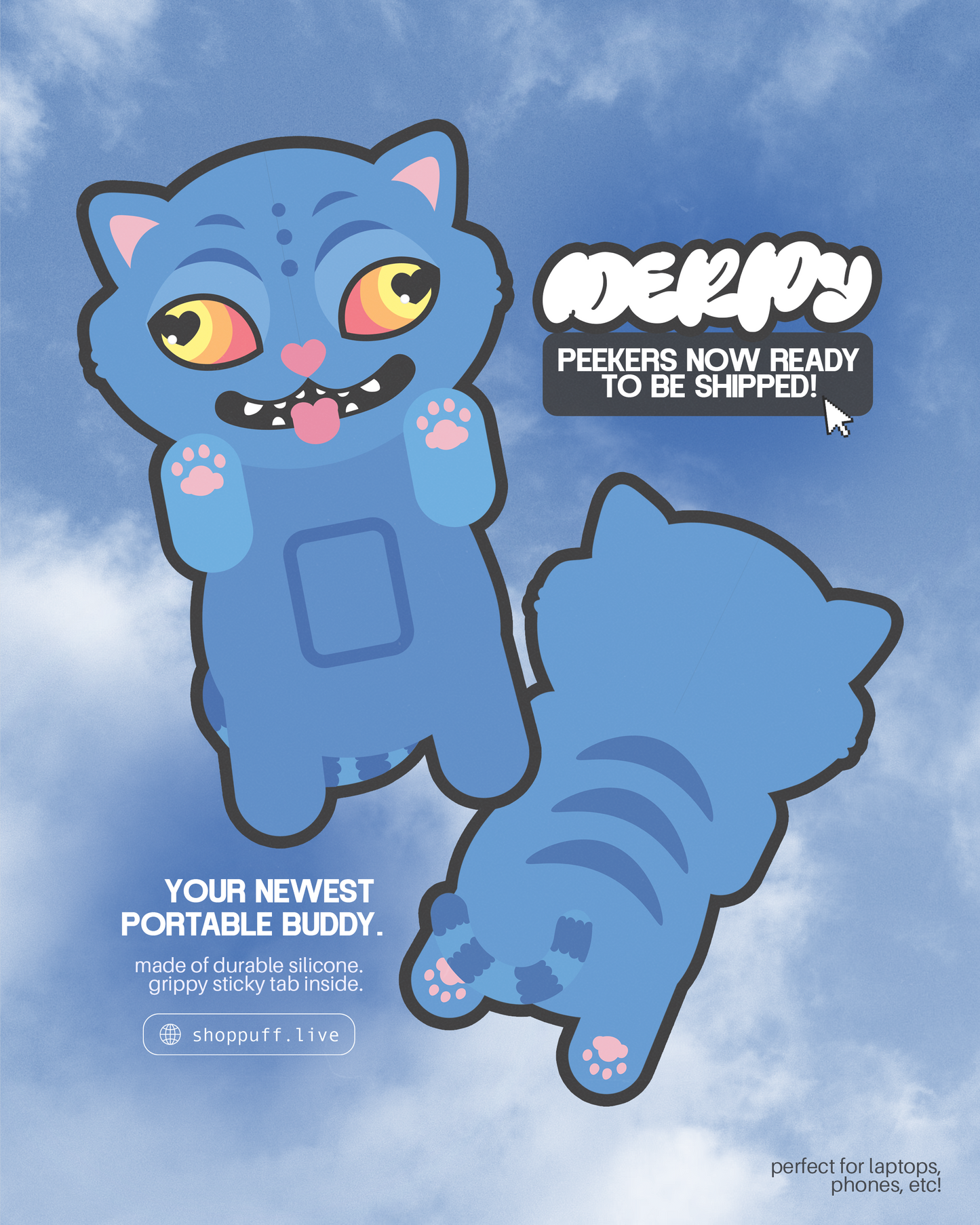Blue Tiger Peeker