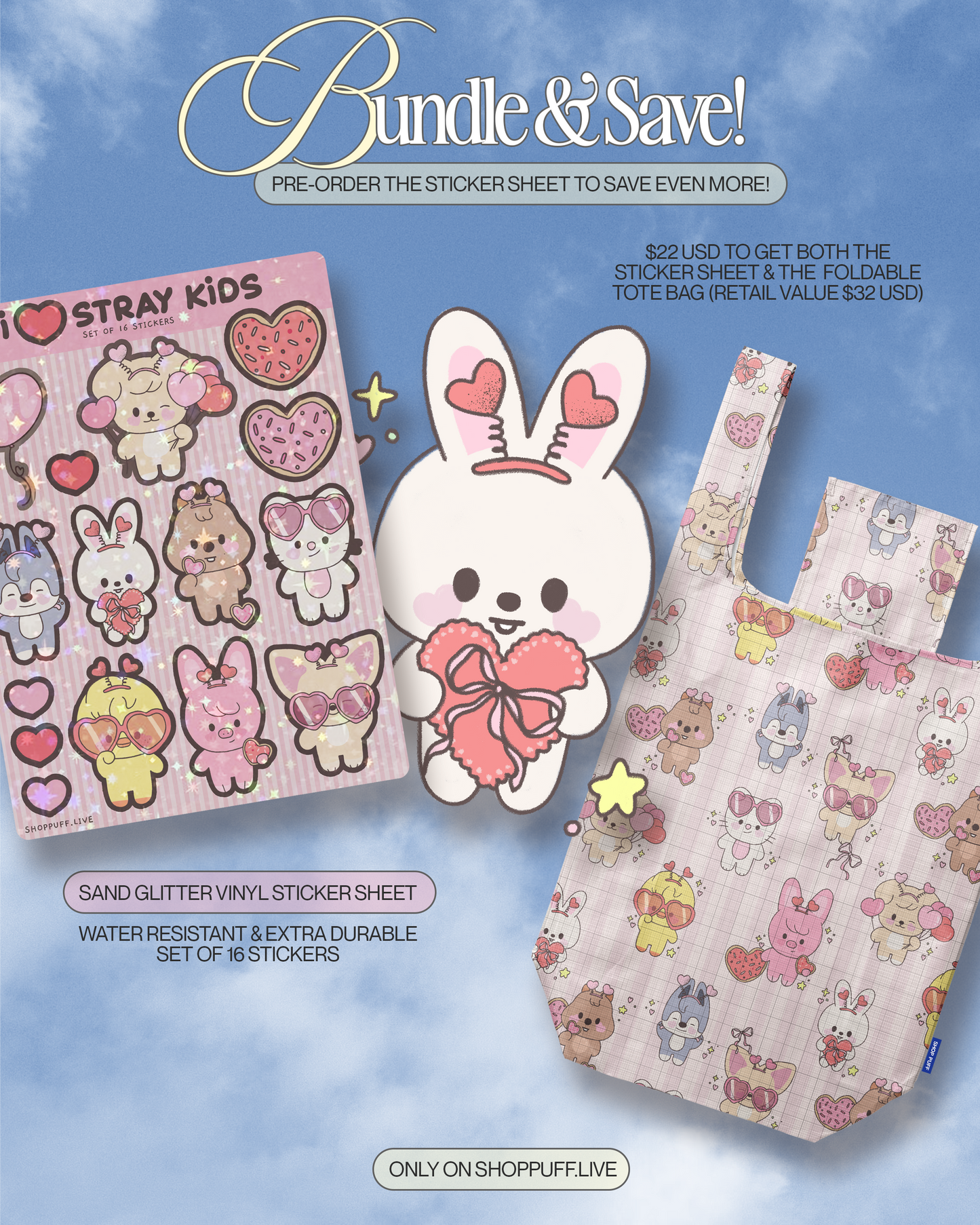 PRE-ORDER ✧ SKZOO Refoldable Tote