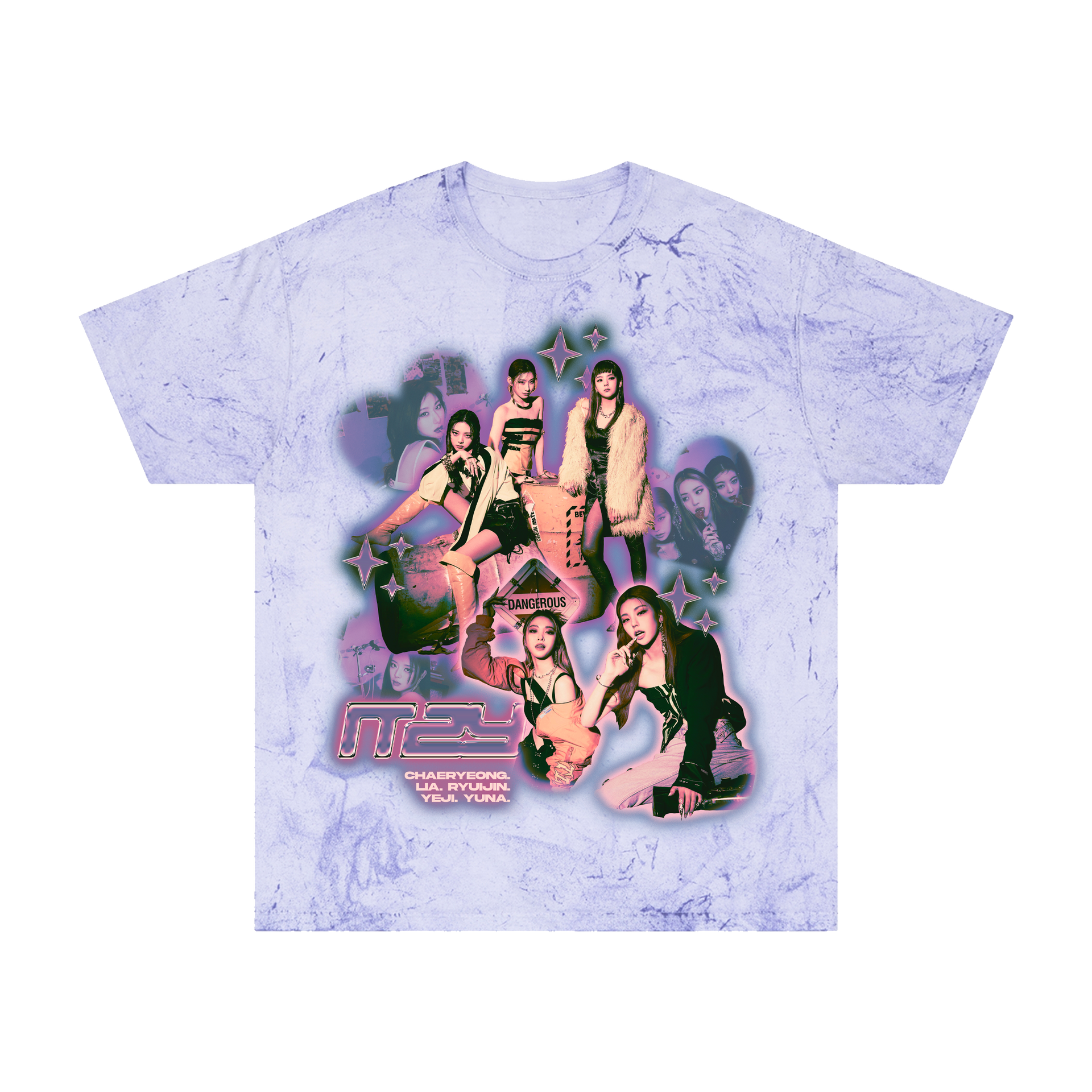ITZY 当選品 サイン入り Tシャツ MIDZY 'Guess Who' Tie Dye Members Tee ✧ Amethyst – Shop Puff