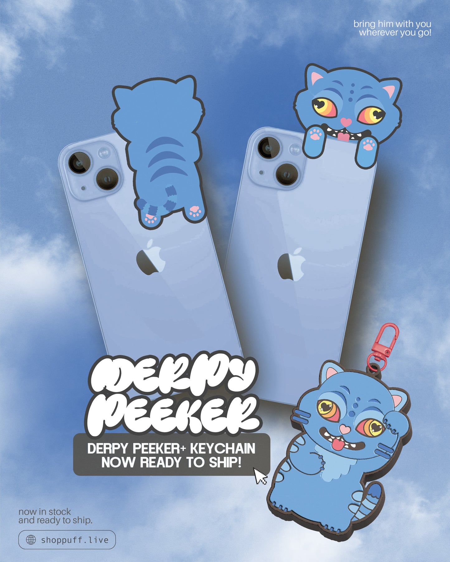 Blue Tiger Peeker