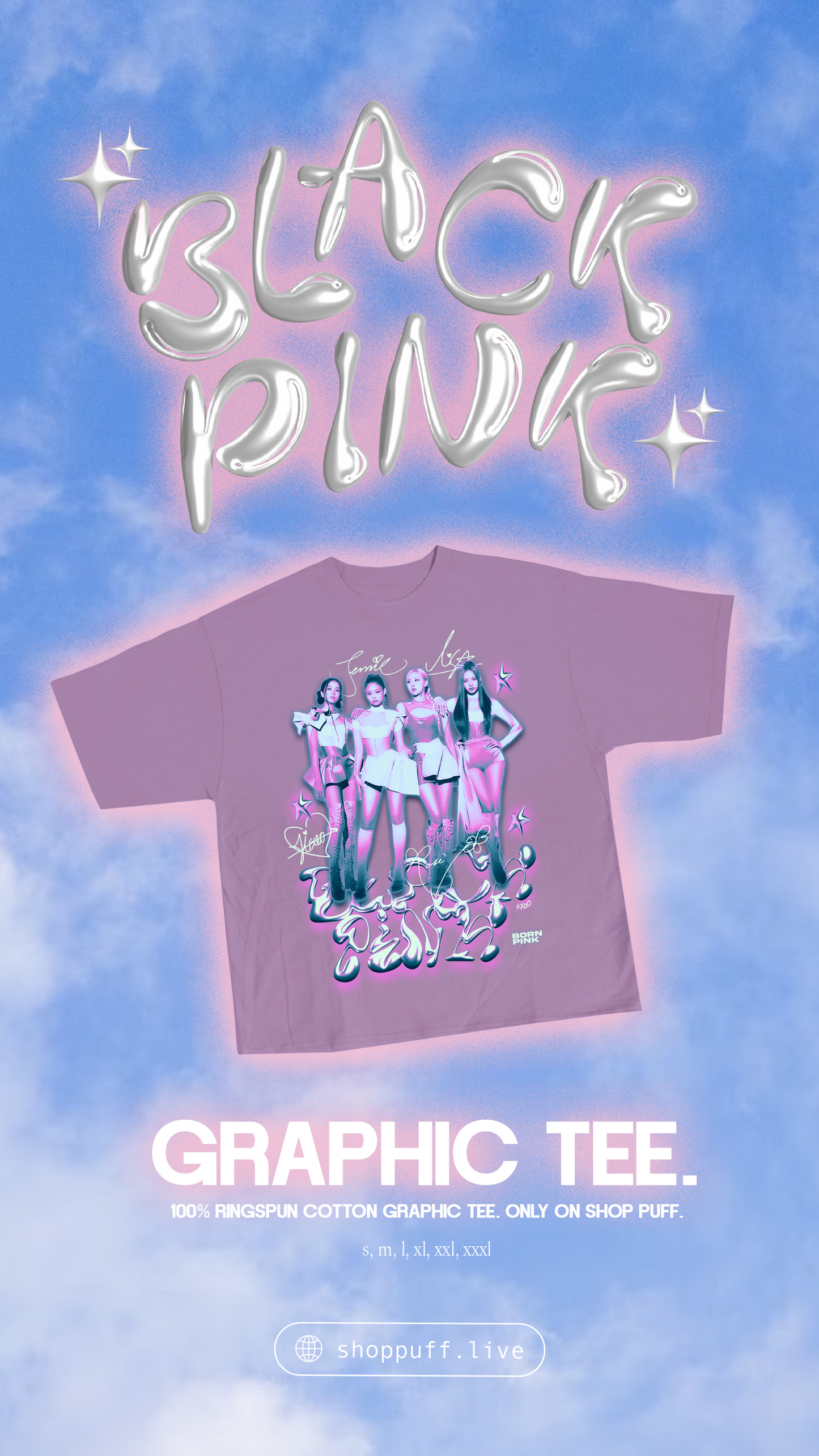 BP 'Born Pink' Tee ✧ Orchid
