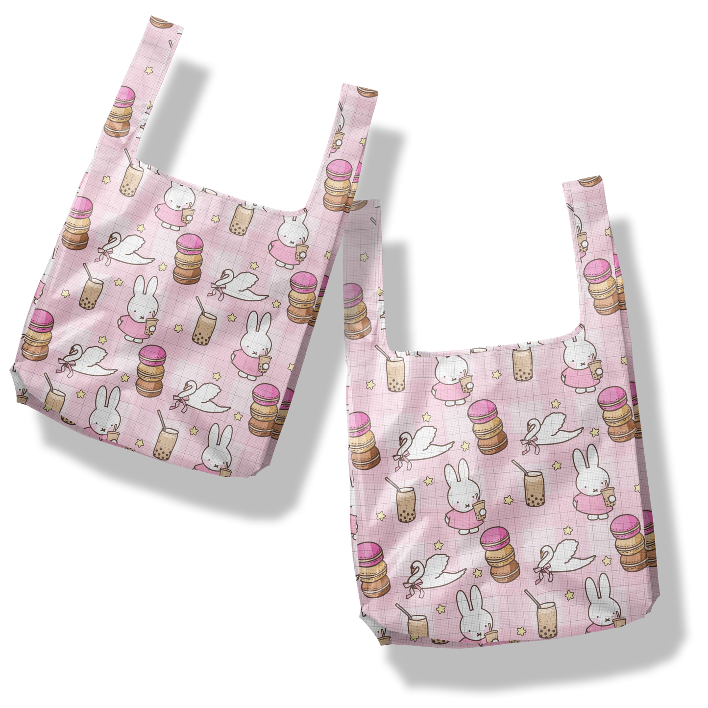 (NOW IN STOCK) Bunny Reusable Nylon Tote ✧ 2 Colors