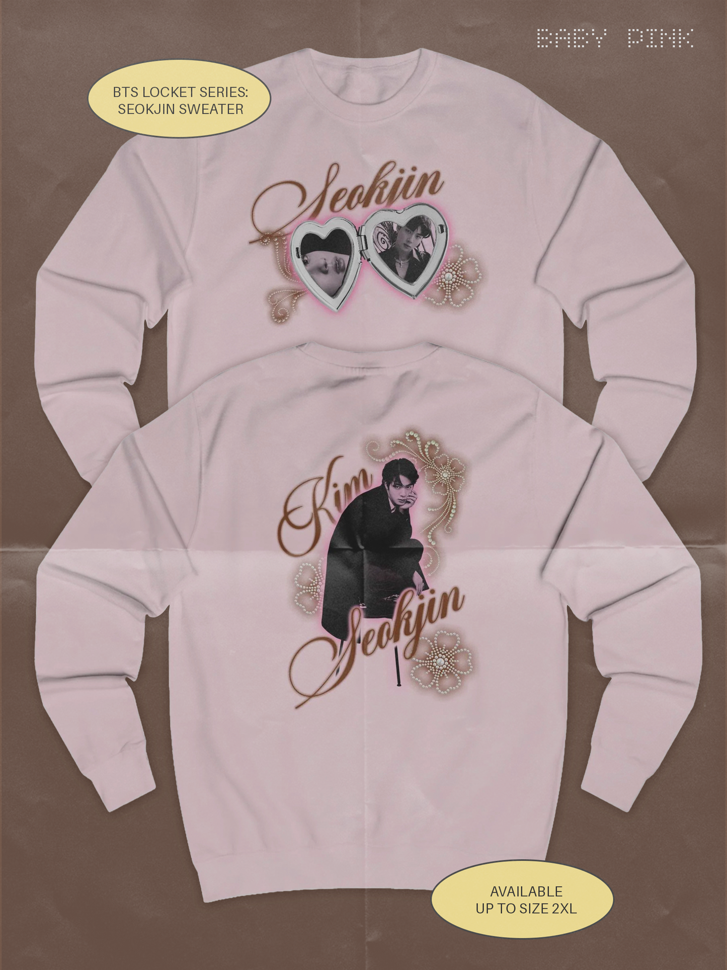 Locket Series ✧ JIN Sweatshirt ✧ 3 Colors
