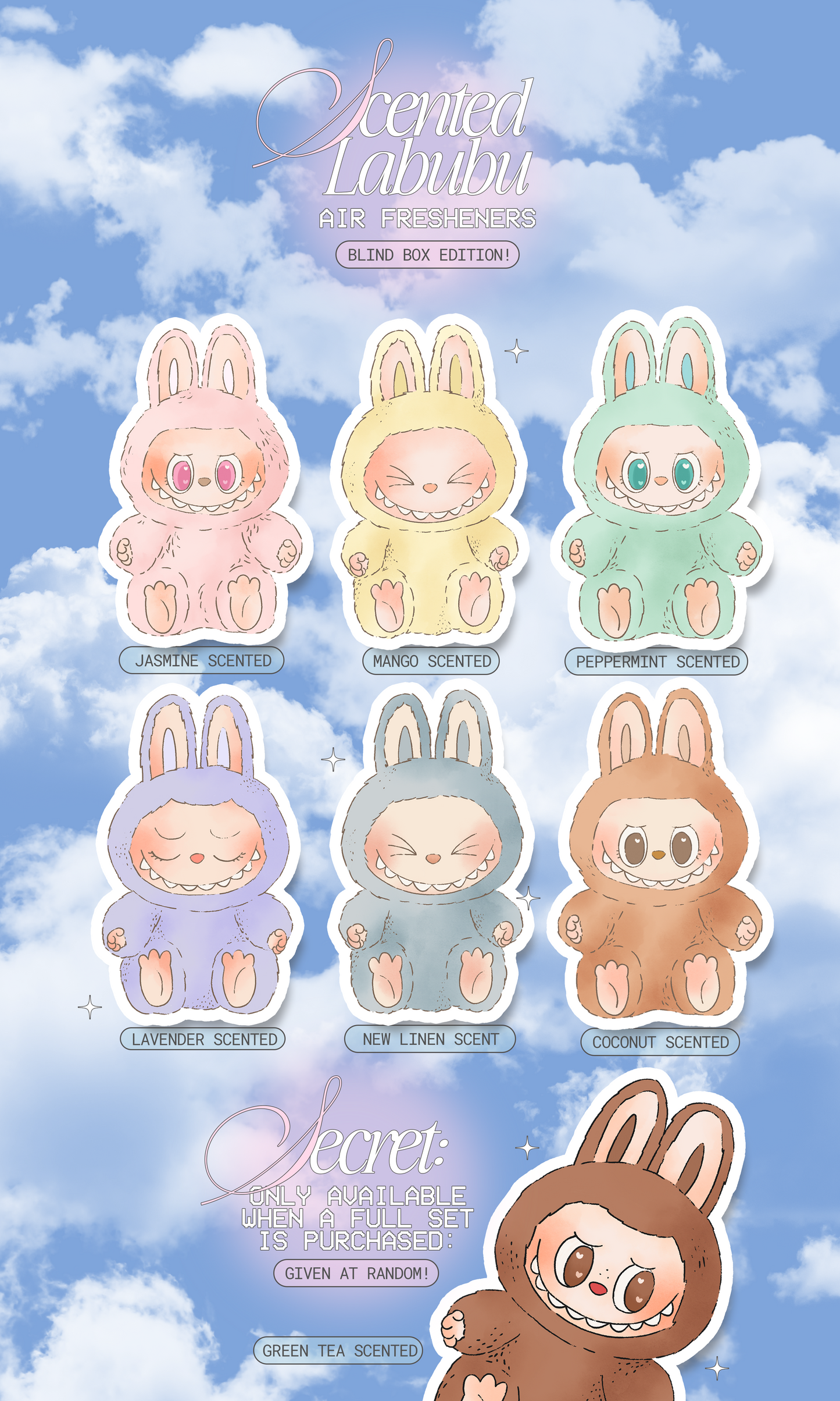 (NOW IN STOCK!) Lafubi Scented Air Fresheners ✧ Multiple Colors