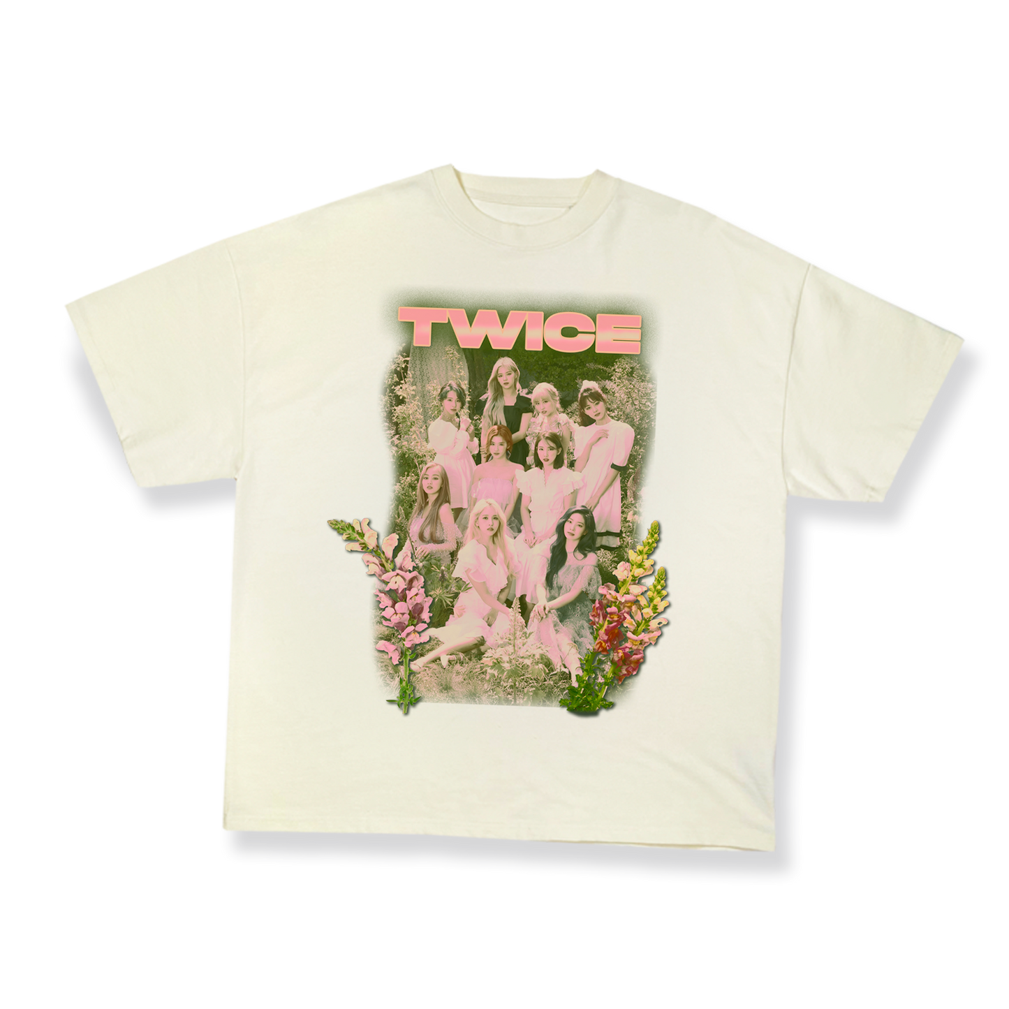 TW 'More&More' Botanical Tee ✧ Ivory