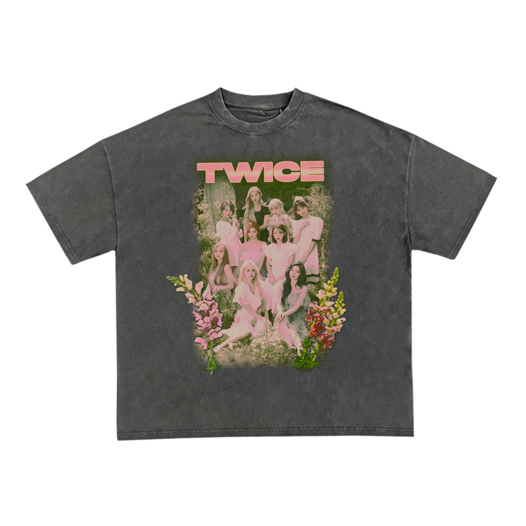 TWICE Shirt - TWICE Graphic Tee Thrifted / S TWICE POPUP LA