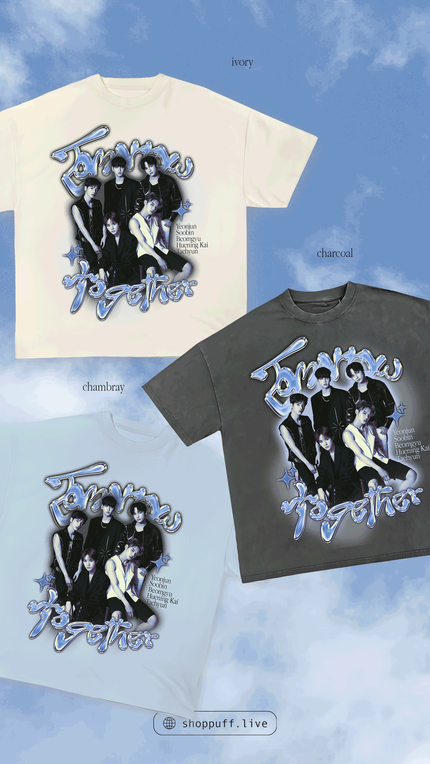 Together Blue Chrome Members Tee ✧ 3 Colors